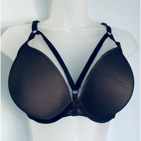 Torrid Push Up Bra 42D Black and Gray - Picture 1 of 7